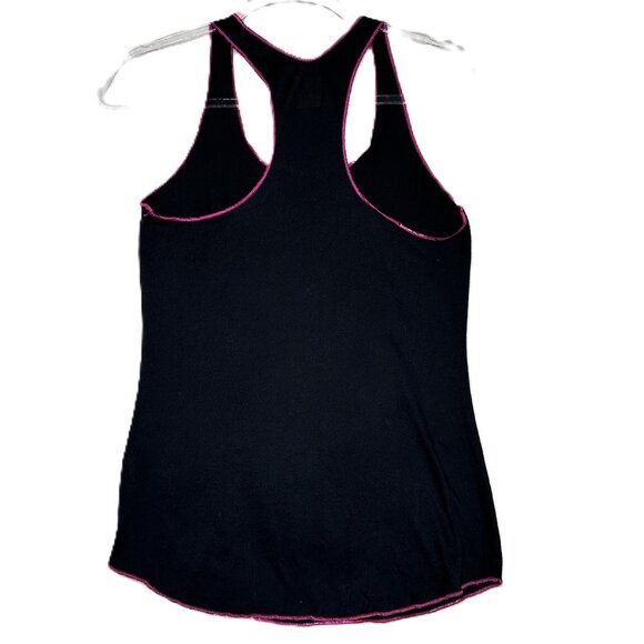 The North Face Tank Women's Small Pink/Black "CAN'T‎ STOP WON'T STOP NEVER STOP" - Picture 5 of 8